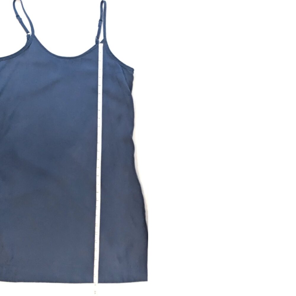 UpWest | Sleeveless Shift Dress Tencel in Slate Blue | Size	XS - Picture 7 of 11